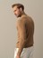 Erkek Camel Regular Fit Basic Kazak 4