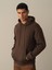 Erkek Kahverengi Oversize Basic Sweatshirt 2