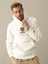 Erkek Ekru Regular Fit Sweatshirt 1