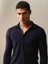 Erkek Lacivert Slim Fit Modal Basic Tişört 2