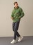 Erkek Yeşil Oversize Basic Sweatshirt 2