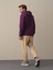 Erkek Mor Regular Fit Sweatshirt 5
