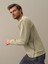 Erkek Yeşil Slim Fit Baskılı Sweatshirt 4