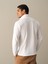 Erkek Beyaz Polo Yaka Fit Basic Tişört 4