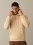 Erkek Bej Regular Fit Baskılı Sweatshirt 2