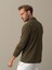 Erkek Haki Slim Fit Modal Basic Tişört 4