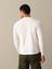 Erkek Beyaz %100 Pamuk Regular Fit Tişört 4
