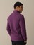 Erkek Mor Polo Yaka Fit Basic Tişört 5