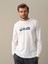 Erkek Beyaz Regular Fit Baskılı Tişört 1