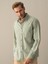 Erkek Yeşil Oversize Çizgili Gömlek 2