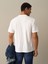 Erkek Beyaz Oversize Baskılı Tişört 3