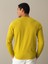 Erkek Sarı %100 Pamuk Baskılı Tişört 4