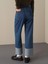 %100 Pamuk Oversize Denim Pantolon 4