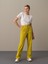 Kadın Sarı Oversize Sweat Pantolon 1