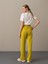 Kadın Sarı Oversize Sweat Pantolon 5