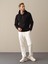 Erkek Siyah Regular Fit Sweatshirt 1