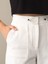 Kadın Beyaz Oversize Sweat Pantolon 2