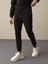 Siyah Pamuklu Jogger Pantolon 2