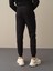 Siyah Pamuklu Jogger Pantolon 4