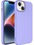 Apple iPhone 14 Plus Kapak Içi Kadife Lansman Lux Silikon Kılıf - Lila 1