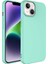 Caseworld Apple iPhone 14 Kapak Içi Kadife Lansman Lux Silikon Kılıf - Turkuaz 1
