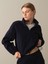 Kadın Lacivert Oversize Polar Sweatshirt 1