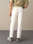 Erkek Beyaz Regular Fit Jogger Pantolon 4