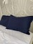 Lacivert Pamuklu Yastık Kılıfı 2
