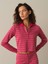 Kadın Fuşya Regular Fit Uzun Kollu Tişört 3