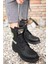 1385 Unisex Anatomik Tabanlı Spor Bot - NKT01385-SIYAH-39 3