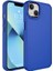 iPhone 14 Plus ile Uyumlu Kılıf Metal Çerçeve Tasarımlı Pastel Renkli Sert Ebullience Pembe Açık 3