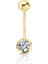 0.20 Ct Pırlanta Göbek Piercing 1