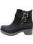 2160-22 Yağlı Deri Fashion Fermuarlı Kadın Bot 3