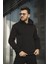 Janvier Üç Iplik Şardonlu Fitted Kapüşonlu Basic Erkek Sweatshirt 4
