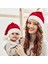 Örme Noel Şapkası Sevimli Pom Pom Yetişkin Çocuk Yumuşak Fasulye Fasulye Noel Baba Şapkası Yılbaşı Partisi Çocuk Hediye Dekorasyonu 1