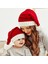 Örme Noel Şapkası Sevimli Pom Pom Yetişkin Çocuk Yumuşak Fasulye Fasulye Noel Baba Şapkası Yılbaşı Partisi Çocuk Hediye Dekorasyonu 2