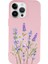 iPhone 14 Pro Max Uyumlu Lavender Desenli Premium Silikonlu Lansman Telefon Kılıfı 1