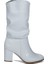 Kadın Beyaz Topuklu Çizme 1
