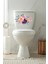 Echo Home Sulu Boya Çiçekler Klozet Dolap ve Banyo Sticker 2