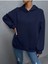 Kadın Ters Düz Nothing Baskılı Oversize Sweatshirt 2