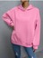 Kadın Ters Düz Nothing Baskılı Oversize Sweatshirt 2