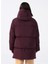 Kapüşonlu Oversize Mürdüm Kadın Mont BASE 4