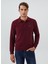 Lee Cooper O Yaka Bordo Erkek Sweatshirt 231 Lcm 241010 Newblend Bordo 2