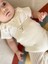 Organik Ince Bebek Triko Battaniye Rain-Pompom 4