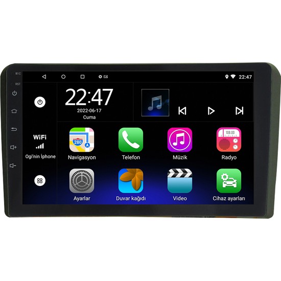 Myway Audi A3 Android 12 Kablosuz Carplay Navigasyon Fiyatı