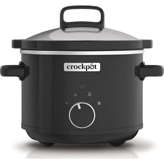 Crock-Pot Crock Pot Elektrikli Yavaş Tencere, 2.4l (1-2 Kişi), 2 Sıcaklık Ayarı ve Sıcak TUTMACSC046X