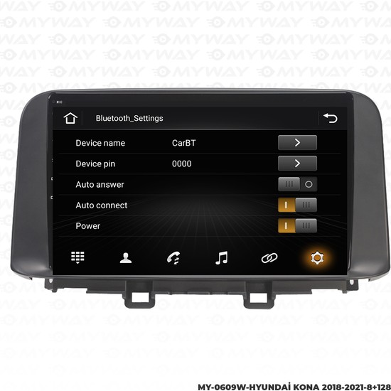 Myway Hyundai Kona Android Carplay Multimedya Navigasyon Fiyatı