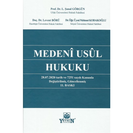 Medeni Usul Hukuku Kitabı Ve Fiyatı - Hepsiburada