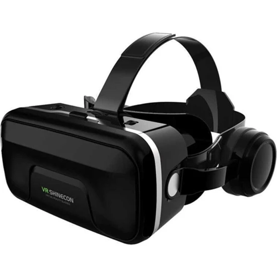 Pazariz Sanal Gerçeklik Gözlüğü Kulaklıklı 3D Vr Filmler Video Oyunları Tüm Telefonlara Uyumlu