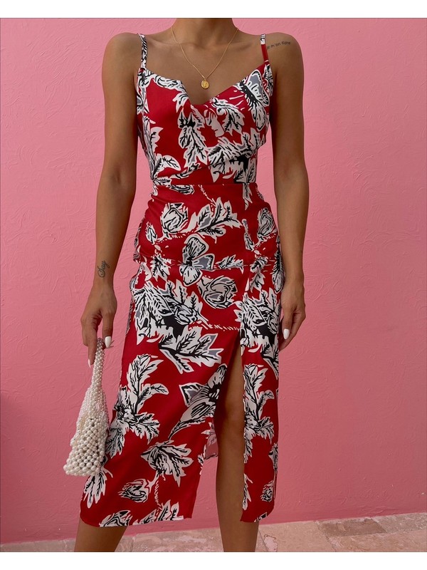 E&G Moda Kruvaze Ip Askılı Elbise Fiyatı Taksit Seçenekleri